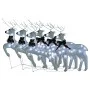 Renos de Navidad 6 unidades 120 LED blanco de vidaXL, Luces de Navidad - Ref: Foro24-3154271, Precio: 109,21 €, Descuento: %