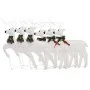 Renos de Navidad 6 unidades 120 LED blanco de vidaXL, Luces de Navidad - Ref: Foro24-3154271, Precio: 109,21 €, Descuento: %