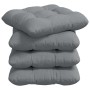 Cojines para asiento 4 pcs Gris Claro 45 x 45 x 12 cm tela en Decoración | Comprar online en Foru.es