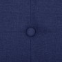 Banco de almacenamiento plegable lino sintético azul de vidaXL, Bancos para recibidores y almacenamiento - Ref: Foro24-338795...