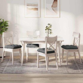 Cojines para asiento 4 pcs Gris oscuro 45 x 45 x 12 cm tela en Decoración | Comprar online en Foru.es