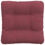 Cojines para asiento 4 pcs Rojo vino 45 x 45 x 12 cm tela en Decoración | Comprar online en Foru.es