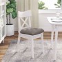 Cojines para asiento 4 pcs Taupé 45 x 45 x 12 cm tela en Decoración | Comprar online en Foru.es