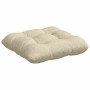 Cojines para asiento 4 pcs Crema 45 x 45 x 12 cm tela en Decoración | Comprar online en Foru.es