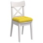Cojines para asiento 4 pcs Amarillo Claro 45 x 45 x 12 cm tela en Decoración | Comprar online en Foru.es