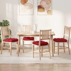 Cojines para asiento 4 pcs Rojo 45 x 45 x 12 cm tela en Decoración | Comprar online en Foru.es