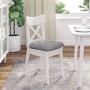 Cojines para asiento 4 pcs Gris Nube 45 x 45 x 12 cm tela en Decoración | Comprar online en Foru.es