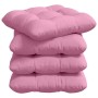 Cojines para asiento 4 pcs Rosa 45 x 45 x 12 cm tela en Decoración | Comprar online en Foru.es