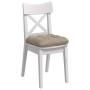 Cojines para asiento 4 pcs Taupé 45 x 45 cm Tela de microfibra en Decoración | Comprar online en Foru.es