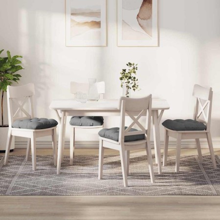 Cojines para asiento 4 pcs Gris oscuro 45 x 45 cm en Decoración | Comprar online en Foru.es
