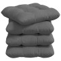 Cojines para asiento 4 pcs Gris oscuro 45 x 45 cm en Decoración | Comprar online en Foru.es