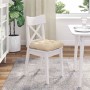 Cojines para asiento 4 pcs Crema 45 x 45 cm Tela de microfibra en Decoración | Comprar online en Foru.es