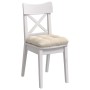 Cojines para asiento 4 pcs Beige 45 x 45 cm Tela de microfibra en Decoración | Comprar online en Foru.es