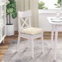 Cojines para asiento 4 pcs Crema 45 x 45 cm Tela de pana en Decoración | Comprar online en Foru.es