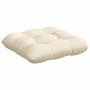 Cojines para asiento 4 pcs Crema 45 x 45 cm Tela de pana en Decoración | Comprar online en Foru.es
