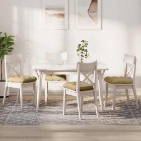 Cojines para asiento 4 pcs Verde grisáceo 45 x 45 cm en Decoración | Comprar online en Foru.es