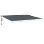 Toldo retráctil aluminio y tela gris antracita 4,5x3 m de vidaXL, Toldos - Ref: Foro24-3154589, Precio: 802,50 €, Descuento: %