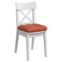 Cojines para asiento 4 pcs Rojo Naranja 45 x 45 cm Tela de pana en Decoración | Comprar online en Foru.es