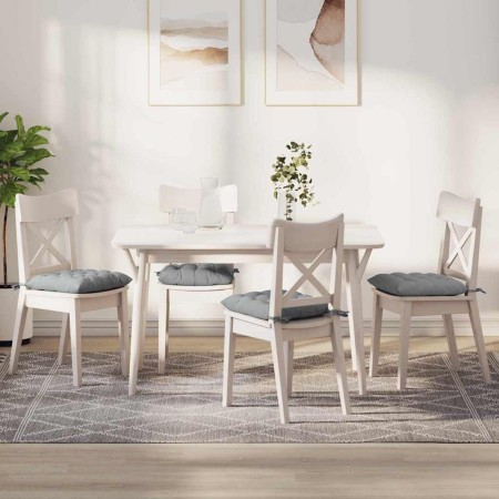 Cojines para asiento 2 pcs Gris Claro 40 x 40 x 6 cm tela en Decoración | Comprar online en Foru.es