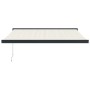 Toldo retráctil aluminio y tela color crema 3,5x2,5 m de vidaXL, Toldos - Ref: Foro24-3154602, Precio: 548,17 €, Descuento: %