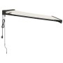 Toldo retráctil aluminio y tela color crema 3,5x2,5 m de vidaXL, Toldos - Ref: Foro24-3154602, Precio: 548,17 €, Descuento: %