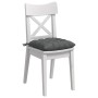 Cojines para asiento 2 pcs Gris oscuro 40 x 40 x 6 cm tela en Decoración | Comprar online en Foru.es