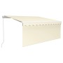 Toldo retráctil manual con persiana crema 3,5x2,5 m en Toldos | Comprar online en Foru.es