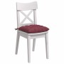 Cojines para asiento 2 pcs Rojo vino 40 x 40 x 6 cm tela en Decoración | Comprar online en Foru.es
