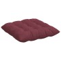 Cojines para asiento 2 pcs Rojo vino 40 x 40 x 6 cm tela en Decoración | Comprar online en Foru.es