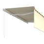 Toldo retráctil manual con persiana crema 3,5x2,5 m en Toldos | Comprar online en Foru.es