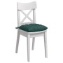 Cojines para asiento 2 pcs Verde oscuro 40 x 40 x 6 cm tela en Decoración | Comprar online en Foru.es