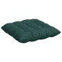 Cojines para asiento 2 pcs Verde oscuro 40 x 40 x 6 cm tela en Decoración | Comprar online en Foru.es