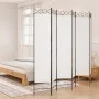 Biombo divisor de 6 paneles de tela blanco 240x200 cm de vidaXL, Divisores de ambientes - Ref: Foro24-350158, Precio: 60,88 €...