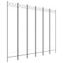 Biombo divisor de 6 paneles de tela blanco 240x200 cm de vidaXL, Divisores de ambientes - Ref: Foro24-350158, Precio: 62,50 €...