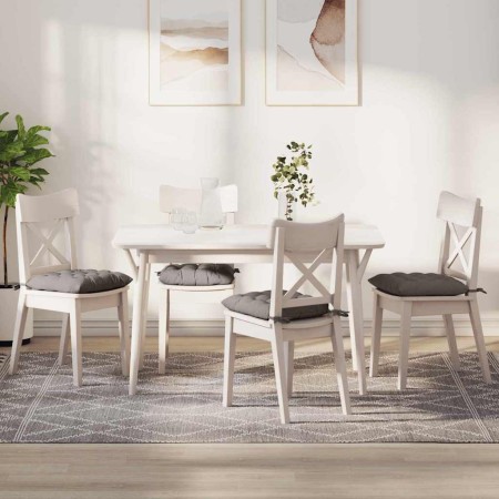 Cojines para asiento 2 pcs Taupé 40 x 40 x 6 cm tela en Decoración | Comprar online en Foru.es