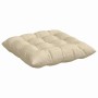 Cojines para asiento 2 pcs Crema 40 x 40 x 6 cm tela en Decoración | Comprar online en Foru.es