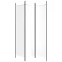 Divider screen with 3 white fabric panels 150x200 cm by vidaXL, Room dividers - Ref: Foro24-350178, Price: 33,57 €, Discount: %