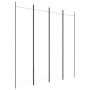 Biombo divisor de 4 paneles de tela blanco 200x200 cm de vidaXL, Divisores de ambientes - Ref: Foro24-350182, Precio: 36,84 €...