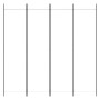 Biombo divisor de 4 paneles de tela blanco 200x200 cm de vidaXL, Divisores de ambientes - Ref: Foro24-350182, Precio: 36,84 €...