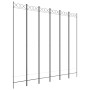 Biombo divisor de 6 paneles de tela blanco 240x220 cm de vidaXL, Divisores de ambientes - Ref: Foro24-350174, Precio: 65,78 €...