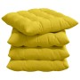 Cojines para asiento 2 pcs Amarillo Claro 40 x 40 x 6 cm tela en Decoración | Comprar online en Foru.es