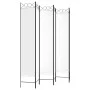 Biombo divisor de 6 paneles de tela blanco 240x220 cm de vidaXL, Divisores de ambientes - Ref: Foro24-350174, Precio: 64,47 €...