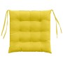 Cojines para asiento 2 pcs Amarillo Claro 40 x 40 x 6 cm tela en Decoración | Comprar online en Foru.es