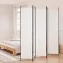 Biombo divisor de 5 paneles de tela blanco 250x220 cm de vidaXL, Divisores de ambientes - Ref: Foro24-350202, Precio: 48,70 €...
