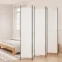 Biombo divisor de 5 paneles de tela blanco 250x220 cm de vidaXL, Divisores de ambientes - Ref: Foro24-350202, Precio: 47,80 €...