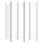 Biombo divisor de 5 paneles de tela blanco 250x220 cm de vidaXL, Divisores de ambientes - Ref: Foro24-350202, Precio: 48,70 €...