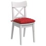 Cojines para asiento 2 pcs Rojo 40 x 40 x 6 cm tela en Decoración | Comprar online en Foru.es