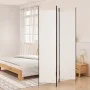 Biombo divisor de 3 paneles de tela blanco 150x220 cm de vidaXL, Divisores de ambientes - Ref: Foro24-350194, Precio: 36,58 €...