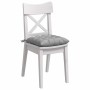 Cojines para asiento 2 pcs Gris Nube 40 x 40 x 6 cm tela en Decoración | Comprar online en Foru.es