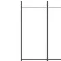 Biombo divisor de 3 paneles de tela blanco 150x220 cm de vidaXL, Divisores de ambientes - Ref: Foro24-350194, Precio: 36,58 €...